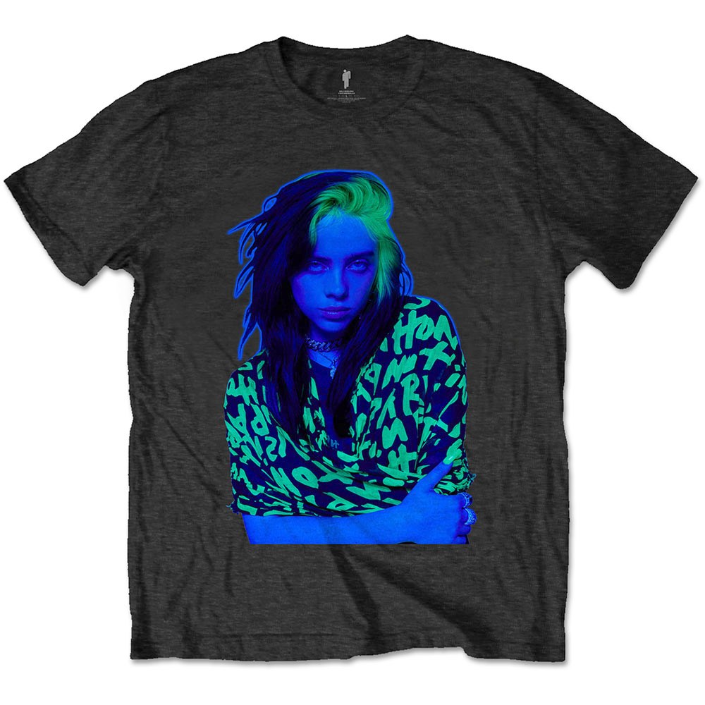 Billie Eilish - Press Photo Heren Tshirt - Zwart